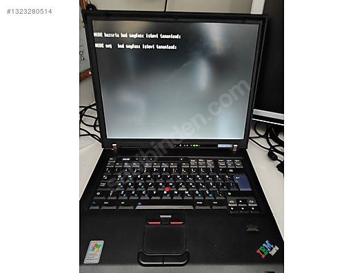 IBM / IBM ThinkPad T42 Windows 98 Laptop PAZARLIKSIZ SON FİYAT on