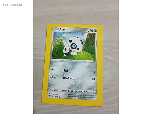 pokemon card aron Pokemon Black & White Plasma Blast Common Aron #57