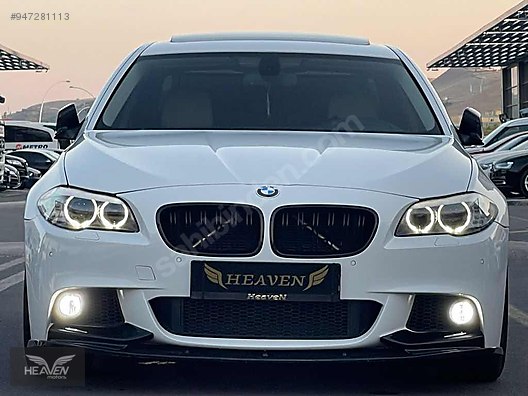 bmw 5 series 520d m sport beyaz ici bej dis m paket 20 jant nbt yapisi f10 520d at sahibinden com 947281113