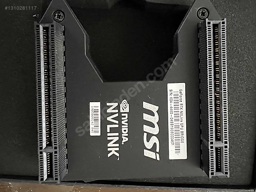 MSI RTX 2000 SERIES NVLINK GPU BRIDGE 3 SLOT SLI Köprüsü on