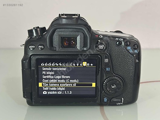 箱のみCanon eos 70D DSLR / Canon / EOS 70D / TEMİZ CANON 70D on sahibinden.com