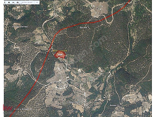 BURSA OSMANGAZI SOĞUKPINAR SATILIK YOLA CEPHE TARLA #1182281408