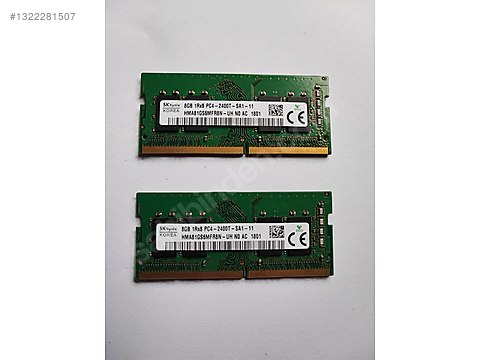 09. 各社DDR4　16GB　（8GB*2） TR - SK Hynix 16GB(8+8) 2400T MHz DDR4 Ram Bellek (DUAL CHANNEL