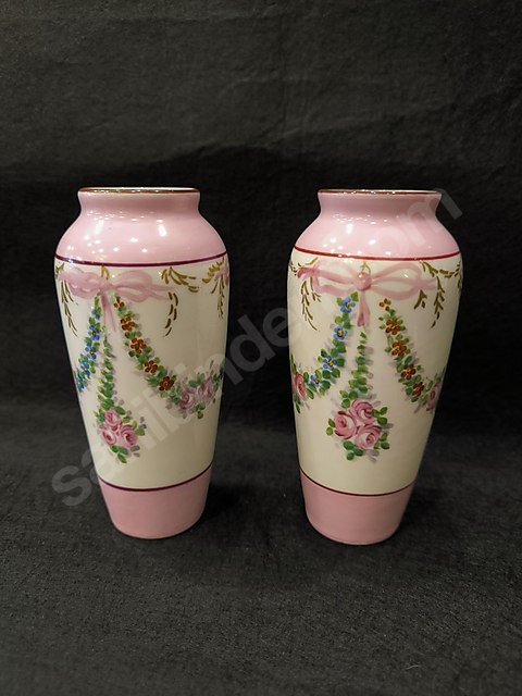 Sevres çift mini vazo mükemmel kondüsyon da