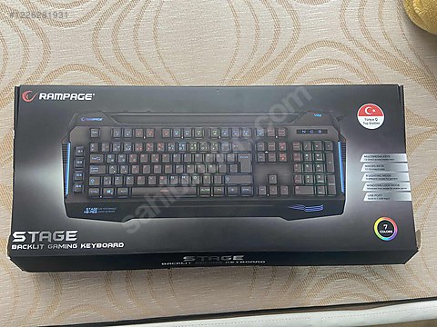 Kb-R63 Stage Rainbow Rgb Aydınlatmalı Makrolu Gaming Klavye at ...