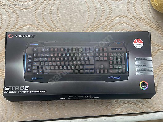 Kb-R63 Stage Rainbow Rgb Aydınlatmalı Makrolu Gaming Klavye at ...