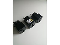 Universal çevirici priz, Amerika İngiltere Fiş Dönüştürücü Siyah #1275282643