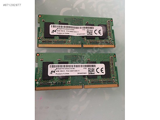 4gb Pc4 2400 Laptop Ram At Sahibinden Com 871282877