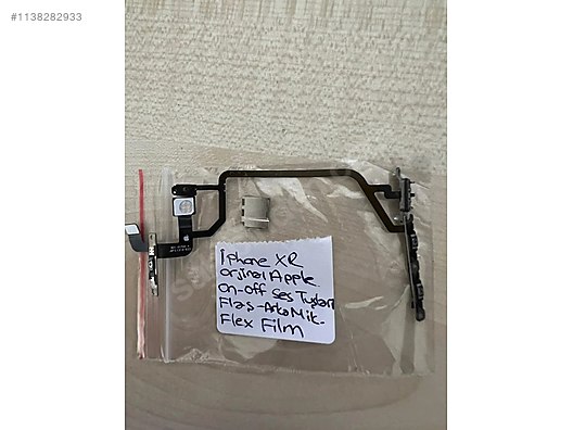 iPhone Xr On Off Yan Ses Tuşları Arka Kamera Milrofon Flaş Flex on