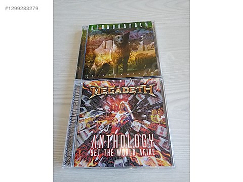 SOUNDGARDEN & MEGADETH DERLEME CD - Müzik CD leri Alışverişte İlk
