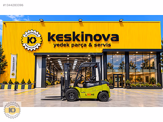 KESKİNOVA dan CLARK 3 TON AKÜLÜ FORKLİFT 4800 TRP ASANSÖR