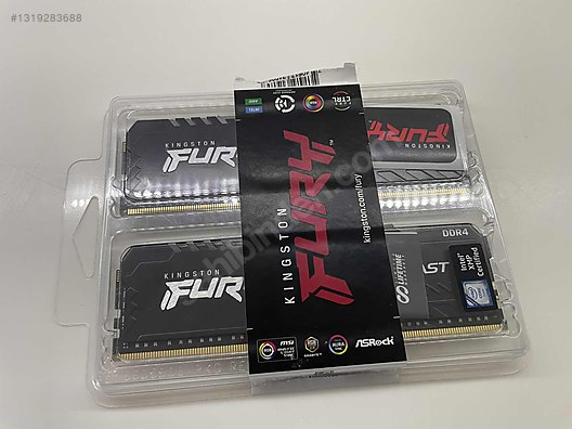 Kingston Fury RGB 32GB (2x16) DDR4 3600MHz CL18 Ram sahibinden