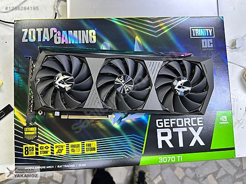 ZOTAC RTX 3070 Tİ GAMING AMP HOLO 8GB GDDR6X 256BİT GARANTİLİ