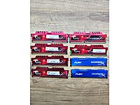 8 adet DDR3 1600mhz sogutuculu ram