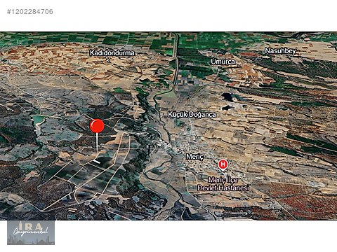 İRA GAYRİMENKUL'DEN MERİÇ YAKINI SATILIK 3372 M²...