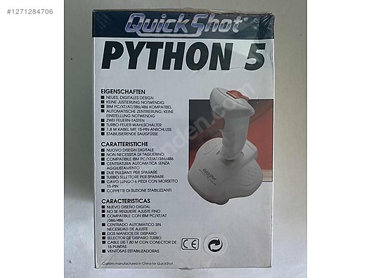 Sıfır Kutusunda QuickShot Python 5 Joystick - Kablolu QuickShot Oyun ...