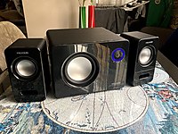 Microlab 2+1 aktif ses sistemi hatasız. #1281284746