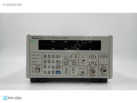 Advantest R5372 9 Dijit 2 Kanal 10 MHz 18 GHz RF Frekans Sayacı