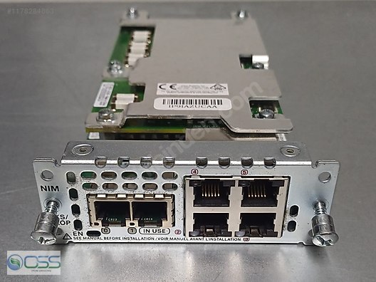 CISCO NIM-2FXS/4FXOP Network Interface Module FXS/FXO ISR 4000 S - Diğer Ağ  Ürünleri ilanları uygun fiyatlarıyla sahibinden.com'da - 1178284863