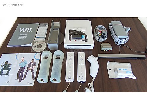 WII FUL ORJ.SET SOFTMODE,64GB,50 OYUN,2 REMOTE,NUNCHUCK on