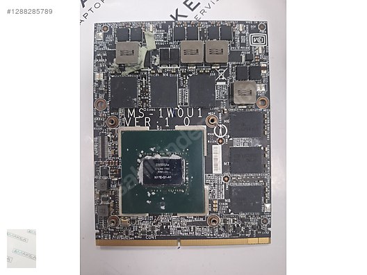 NVIDIA N17E-G1-A1 6GB GTX 1060 DDR5 MXM GAMING GPU sahibinden