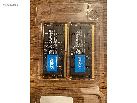 y*o様 ノートPC用メモリ 32gb 16gb×2 Crucial 32GB (16GBx2) DDR5 4800MHz Sıfır Laptop RAM sahibinden