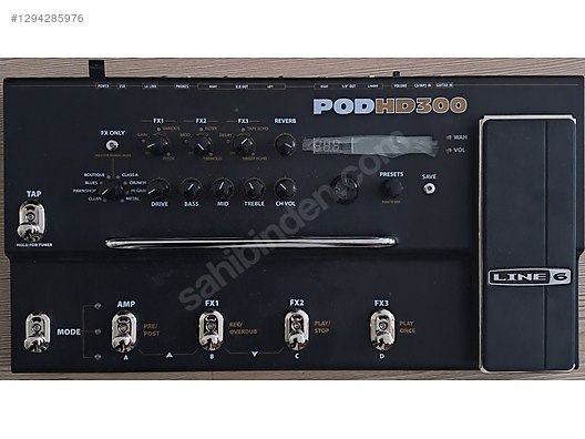 LINE 6 POD HD300 - Prosesör ve Diğer Enstrüman Yan Ekipmanları