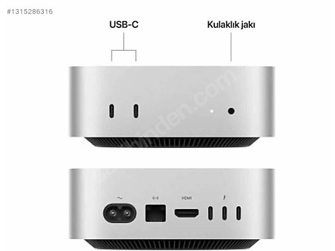 Apple Mac mini m4（MU9D3J/A） Apple / MAC MİNİ M4 16GB 256GB (MU9D3TU/A) on sahibinden.com