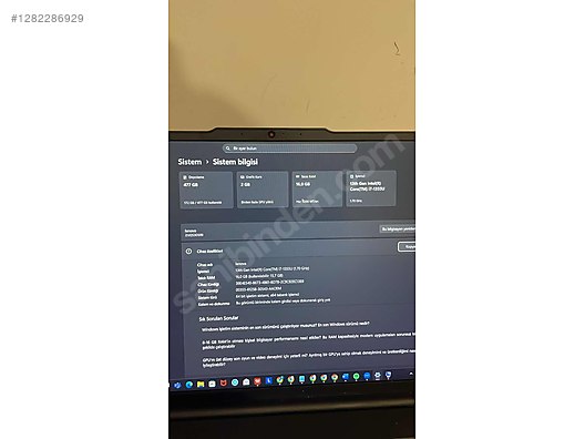 Lenovo ThinkPad E16 Gen 1 Aliuminium - İlan ve alışverişte ilk adres sahibinden.com'da