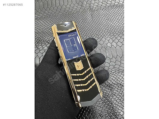 vertu signature black gold