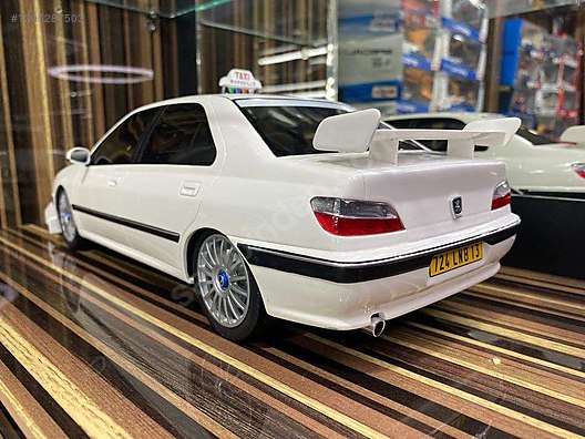 Otto Diecast Model 1:12 Peugeot Araba - 1295287503
