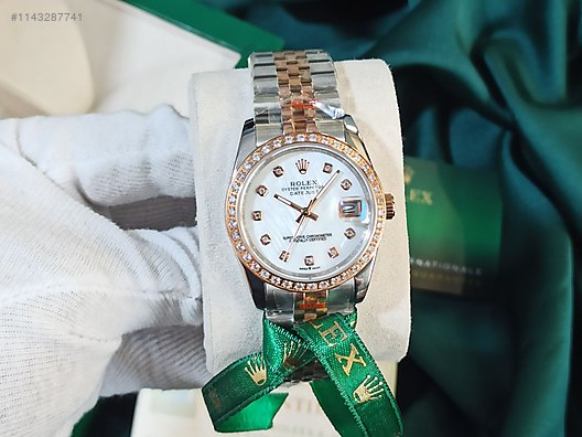 Rolex KADIN ROLEX DATE JUST DIAMOND 36mm KUTU TAM SET sahibinden