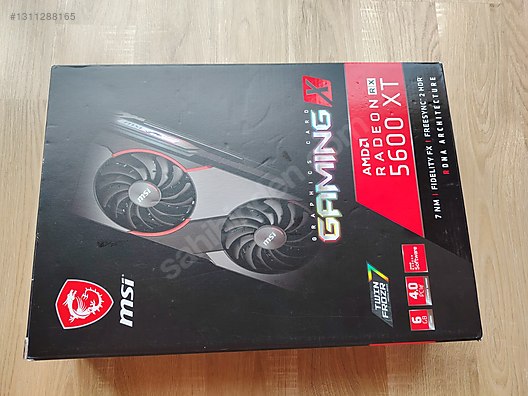 MSI Radeon RX 5600 XT Gaming X Ekran Kartı sahibinden.comda