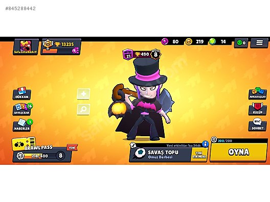 Brawl Stars 120 Tl Sandyli Hesap 31 Karakter Brawl Stars Sahibinden Com Da 845288442