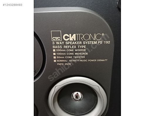 Ciatronic+Sony hoparlör - İkinci El Clatronic Set Hoparlörü Hoparlör fiyatları