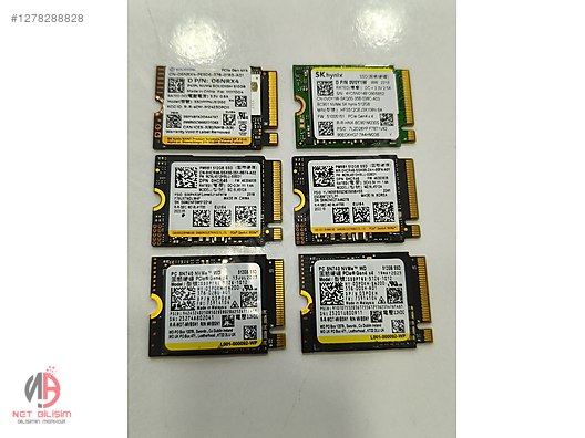 512gb Samsung - Micron - WD - Hynix M2 Nvme Gen4 Ssd 2230 Sıfır