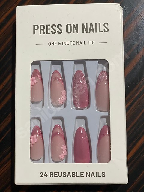 Nails takma tırnak (pembe)