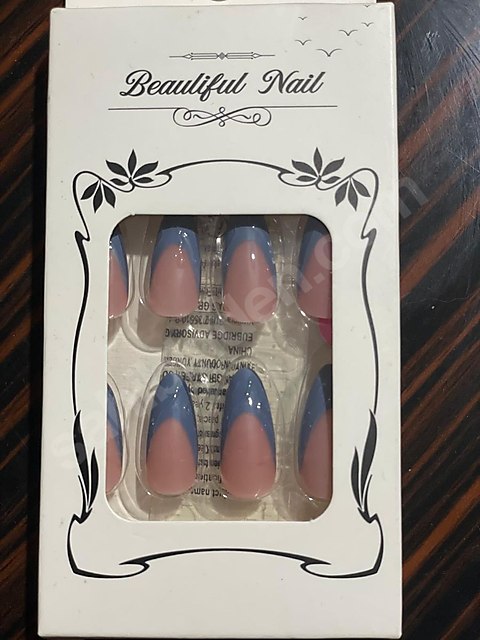 Nails takma tırnak (mavi)