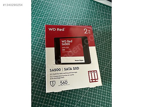 未使用　2TB WD Red SA500 SATA SSD M.2 2280 WD Red SA500 2TB SATA SSD Sıfır Kapalı Kutu sahibinden.comda
