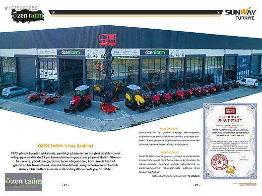 Machinery / Agricultural Machines / Tractors / Sunway