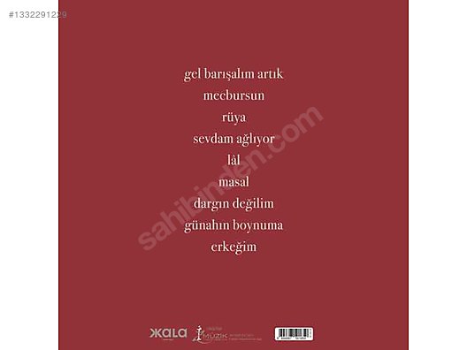 Sertap erener ah şişede lal renkli plak - Müzik Plakları