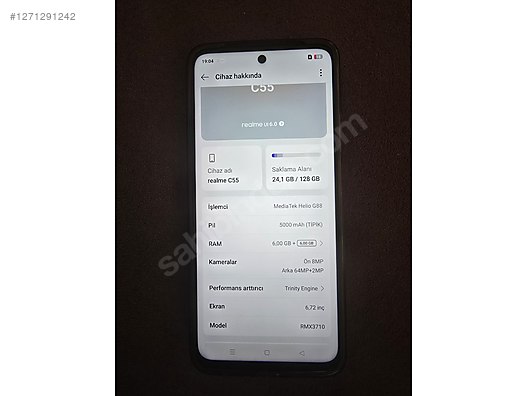 İkinci El ve Sıfır Alışveriş / Cep Telefonu & Aksesuar / Cep Telefonu / Realme / C55