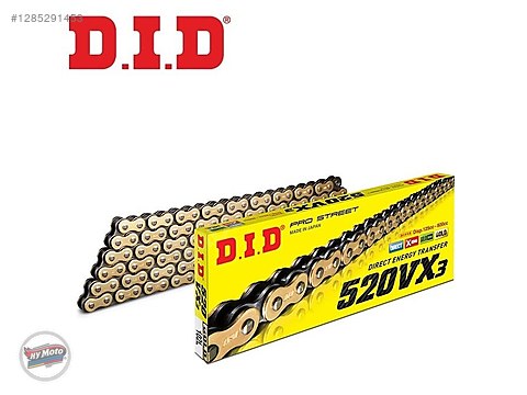 Şanzıman / D. İ. D 520VX3 GOLD X-RİNG ZİNCİR 120 BAKLA sahibinden