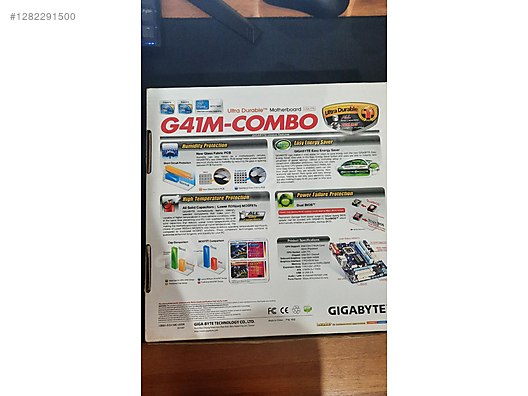 Masaüstü Bilgisayar - Anakart GIBABYTE G41M-COMBO + E5700 İŞLEMCİ Anakart Anakart