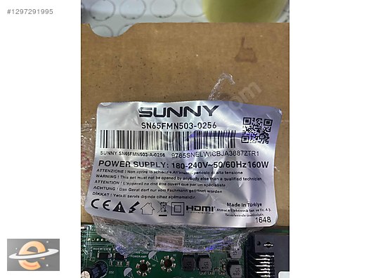 Sunny,SN65FMN503-0256,TD.NT72691.81 (T),anakart - TV Yedek