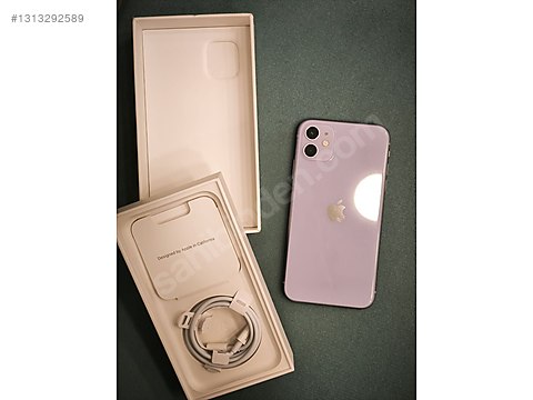 iPhone 11 ③ Apple / iPhone 11 / Temiz Değişensiz Lila iPhone 11 64GB TR