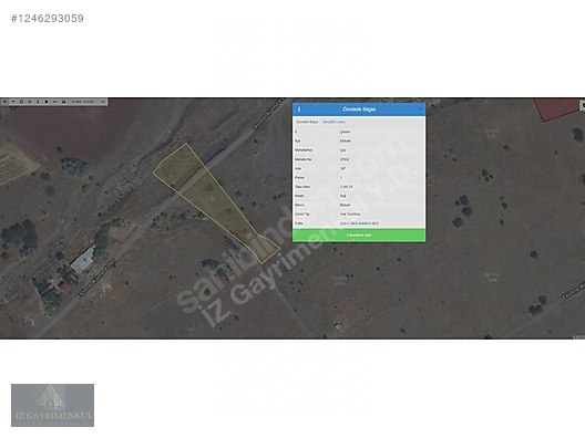 ELDİVAN/ÇAY**2988m2**BAĞ NİTELİKLİ ARAZİLER*** #1246293059