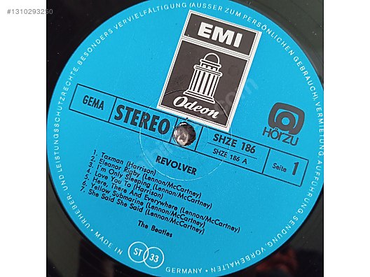 The Beatles - Revolver (1972 Almanya / Hörzu) - Müzik Plakları