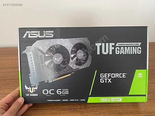 ASUS TUF GTX 1660 SUPER 6GB SORUNSUZ sahibinden.comda - 1317293269