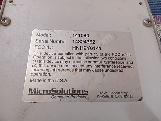 İkinci El ve Sıfır Alışveriş / Bilgisayar / Çevre Birimleri / Harici Disket Sürücü